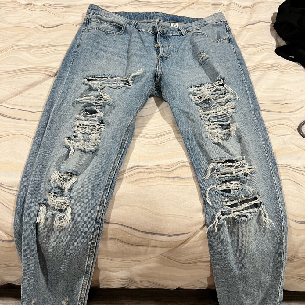 Boyfriend low rise jeans